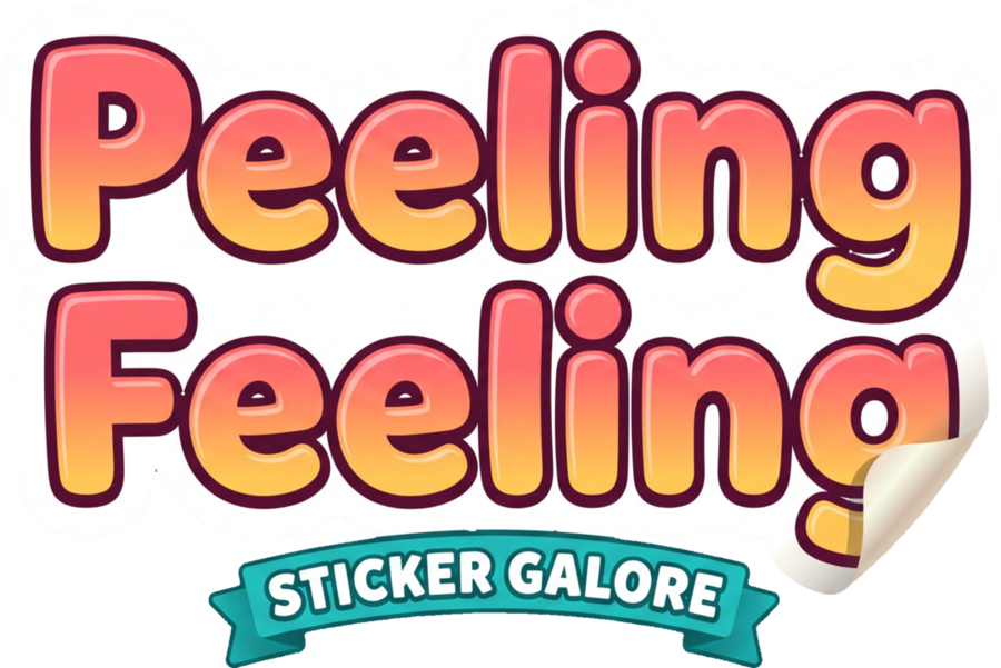 Peeling Feeling: Sticker Galore logo