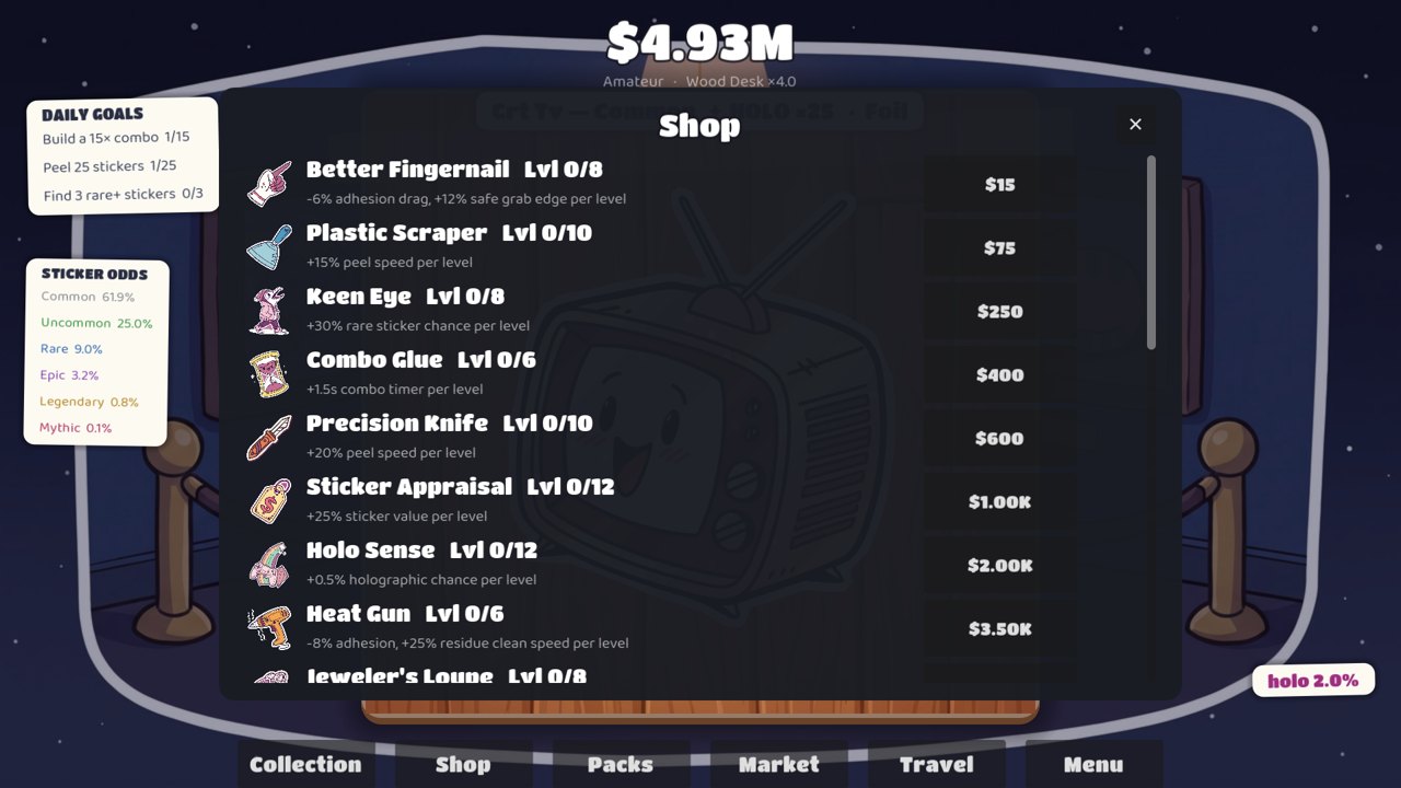 The upgrade shop