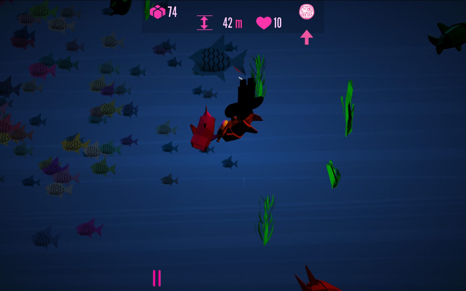 Shinkai fish school